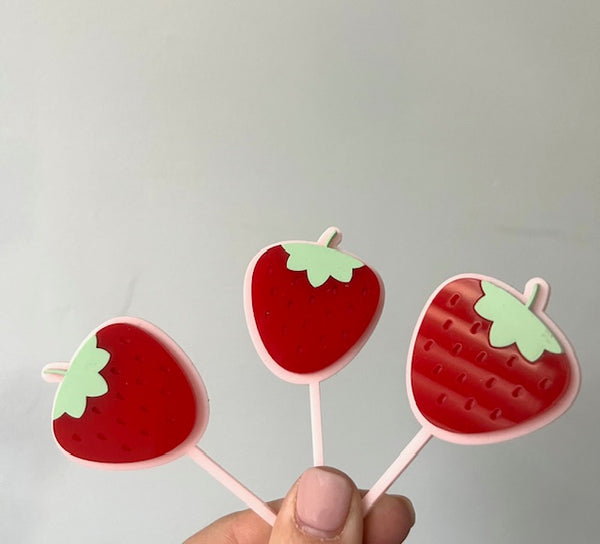 Clearance cupcake toppers strawberries