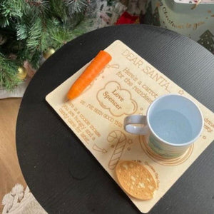 Santa Board tray personalised