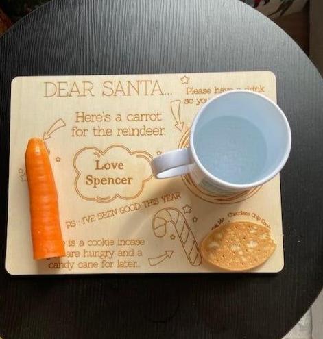 Personalised Dear Santa Treats Board